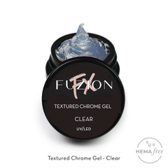 Fuzion FX Textured Chrome Gel 5g - Clear