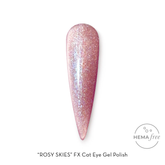 Fuzion FX Cat Eye Gel Polish 15ml - Rosy Skies