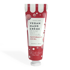 Voesh Velvet Luxe Vegan Body & Hand Creme 1.5oz - Peppermint Swirl
