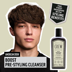 American Crew Boost Pre Styling Cleanser Shampoo 8.4oz