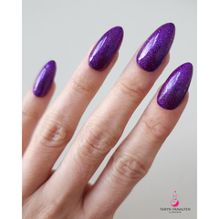 Light Elegance - P+ Amethyst Kiss Glitter Gel Polish (10ml)