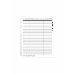 Cricket 4 Column Appointment Book