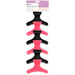 Diane Large Butterfly Clamps - Purple/teal 6pk (DEC012)