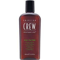 American Crew 3-In-1 Tea Tree Shampoo, Conditioner, Body Wash