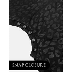 Betty Dain Black Jaguar Bleach Proof All-Purpose Cape (570-BLK)
