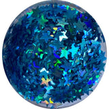 Princess Nail Designs - Blue Hologram Stars