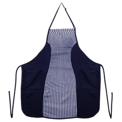 Cricket Gray Pinstripes Slimming Apron