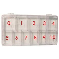 Debra Lynn Nail Tip Storage Box - Clear (DL-C214)