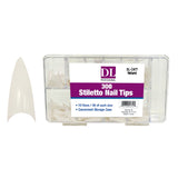 DL Pro 300pc Stiletto Nail Tips - Natural (DL-C477)
