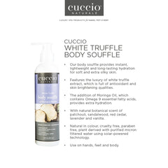 Cuccio White Truffle Body Souffle 8oz