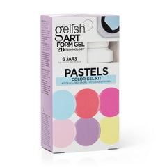 Gelish Art Form Gel - Pastel Color Gel Kit 6pk