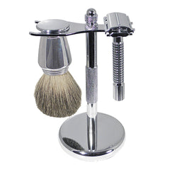 Scalpmaster Chrome Shaving Set (SB-19)