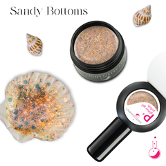 Light Elegance - Sandy Bottoms Glitter Gel - 17ml