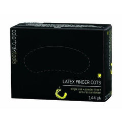 Color Trak Latex Finger Cots Powder Free - 144pk
