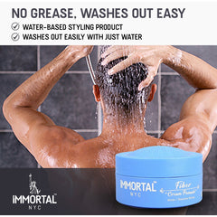 Immortal Creative Fiber Wax Cream Pomade - 5.07oz