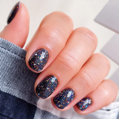 Light Elegance - Black Magic Glitter Gel 17ml