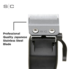StyleCraft - Clipper Taper Fixed Blade - Stainless Steel