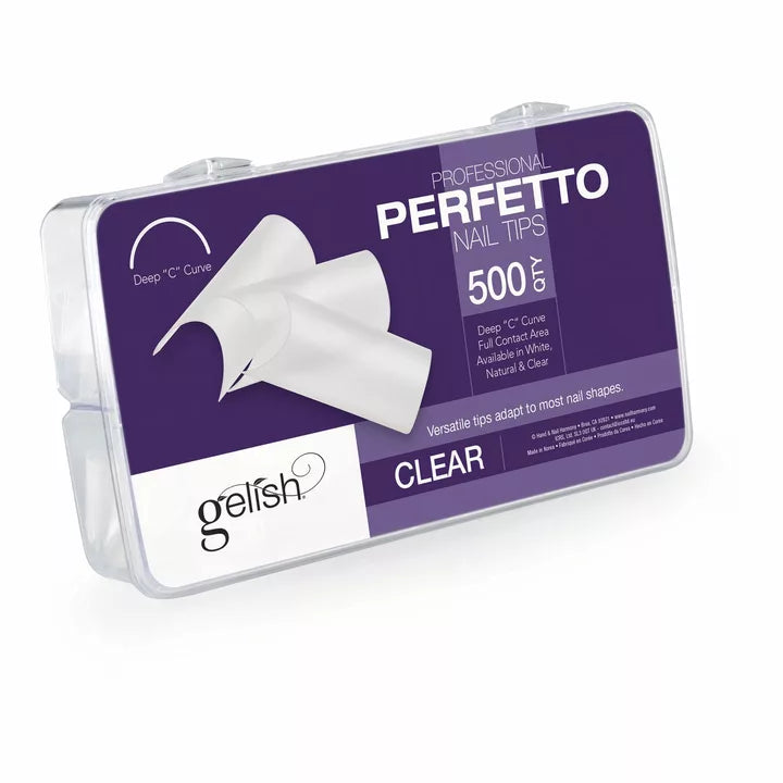 Gelish Perfetto Nail Tips Clear 500pk