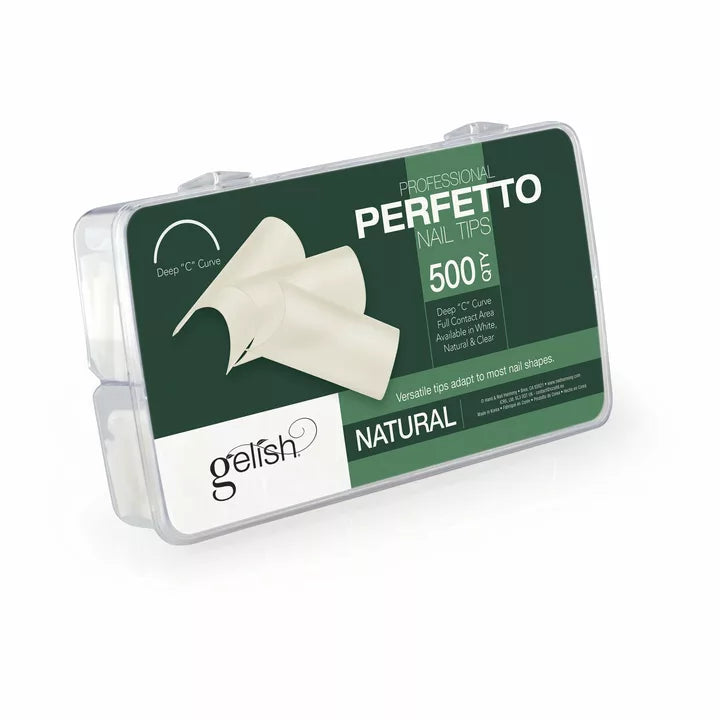 Gelish Perfetto Nail Tips Natural 500pk