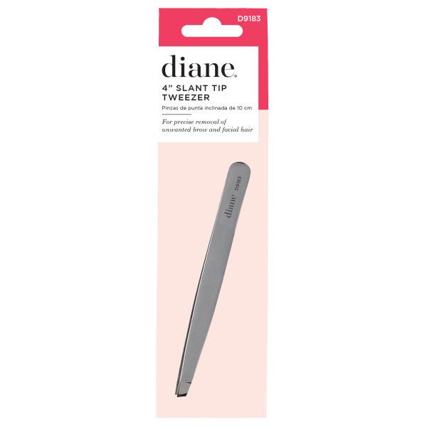 Diane 4" Slant Tip Tweezer Silver Main image
