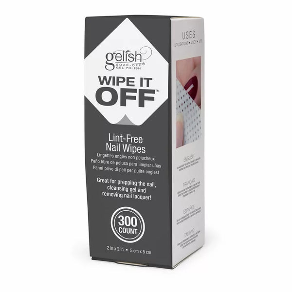 Gelish Wipe It Off Lint Free Nail Wipes 300pk