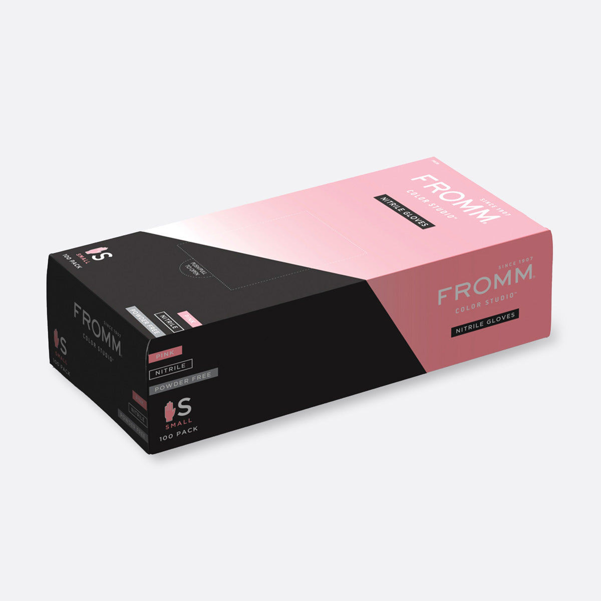 Fromm Pink Nitrile Gloves 100pk - Small (F9130) Main image
