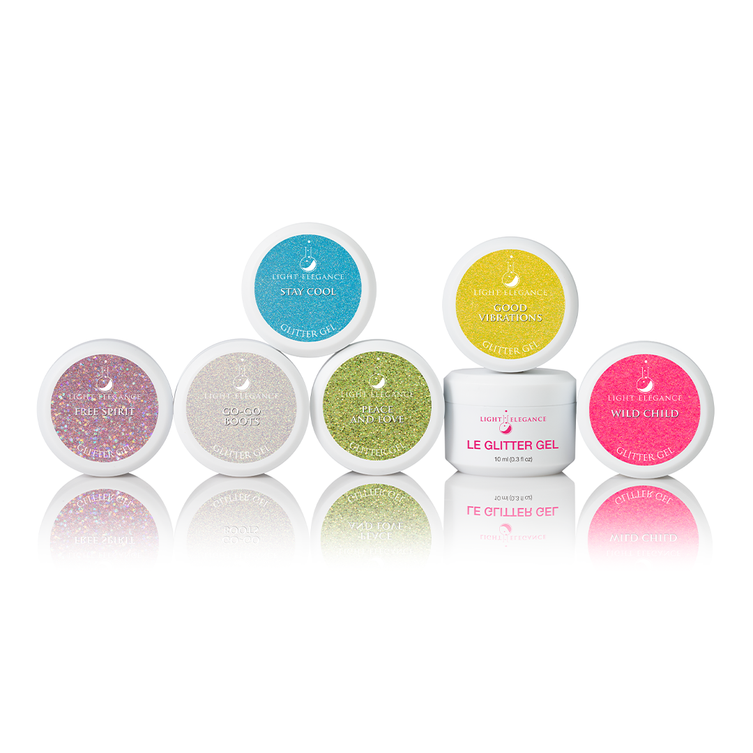 Light Elegance - Happy Vibes Spring 2024 Glitter Collection - 10ml (6pk) Main image
