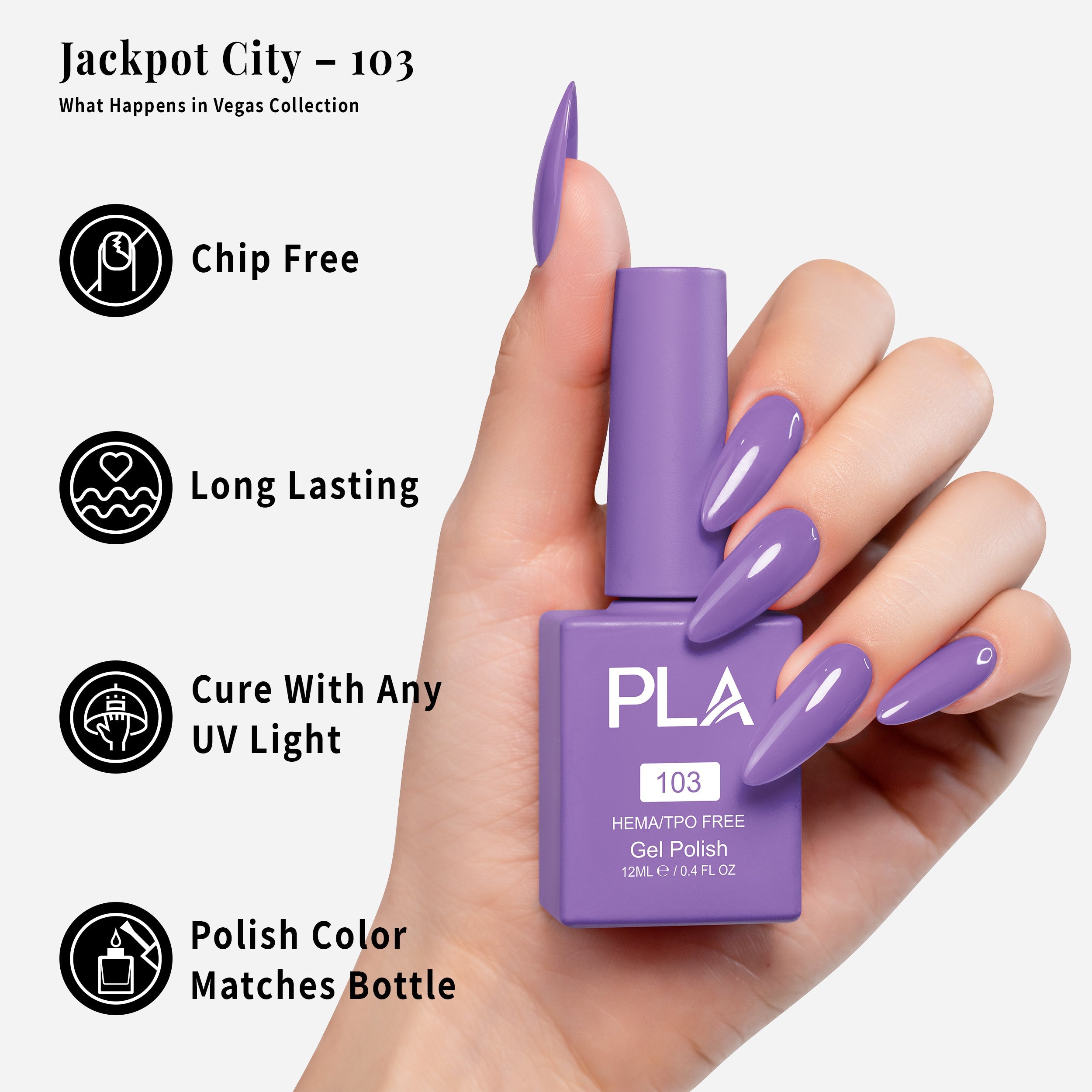 PLA Gel Polish 12ml - Jackpot City 103