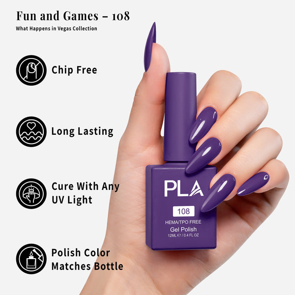 PLA Gel Polish 12ml - Fun and Games 108