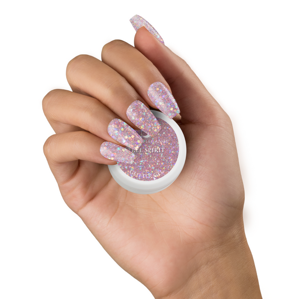 Light Elegance - Free Spirit Glitter Gel  - 10ml