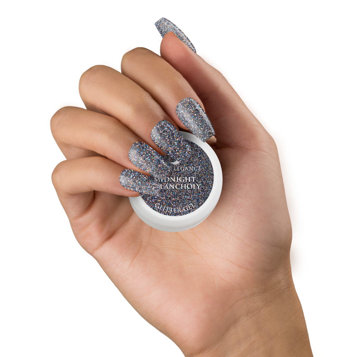 Light Elegance - Midnight Melancholy Glitter Gel (10ml)