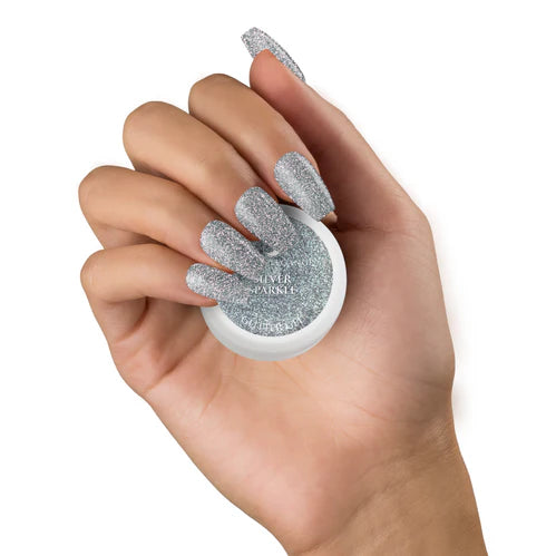Light Elegance - Silver Sparkle Glitter Gel 10ml