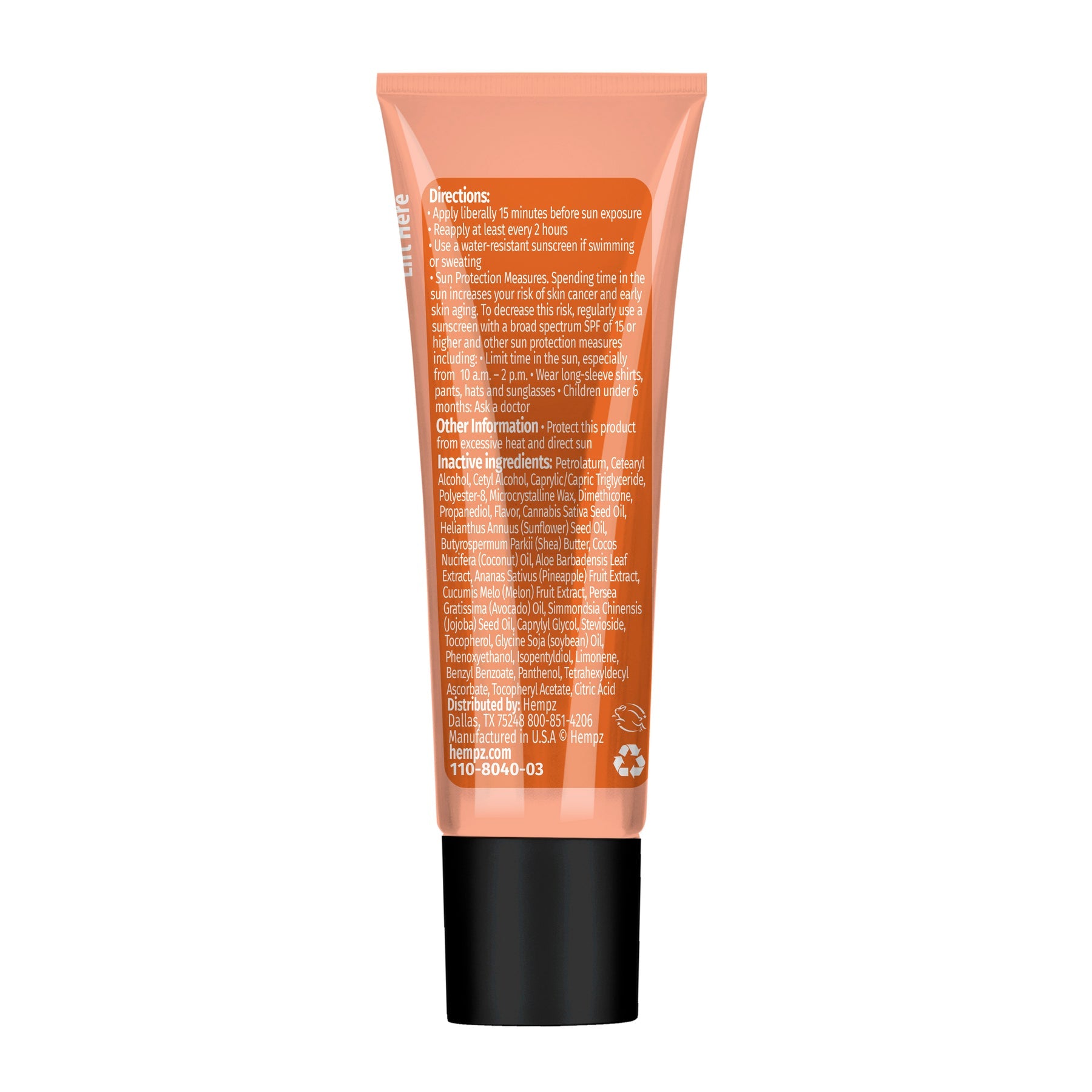 Hempz Sweet Pineapple & Honey Melon Lip Balm .44oz