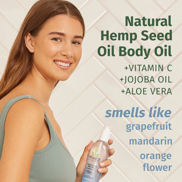 Hempz Triple Moisture Fresh Citrus Body Oil 6.76oz Secondary image