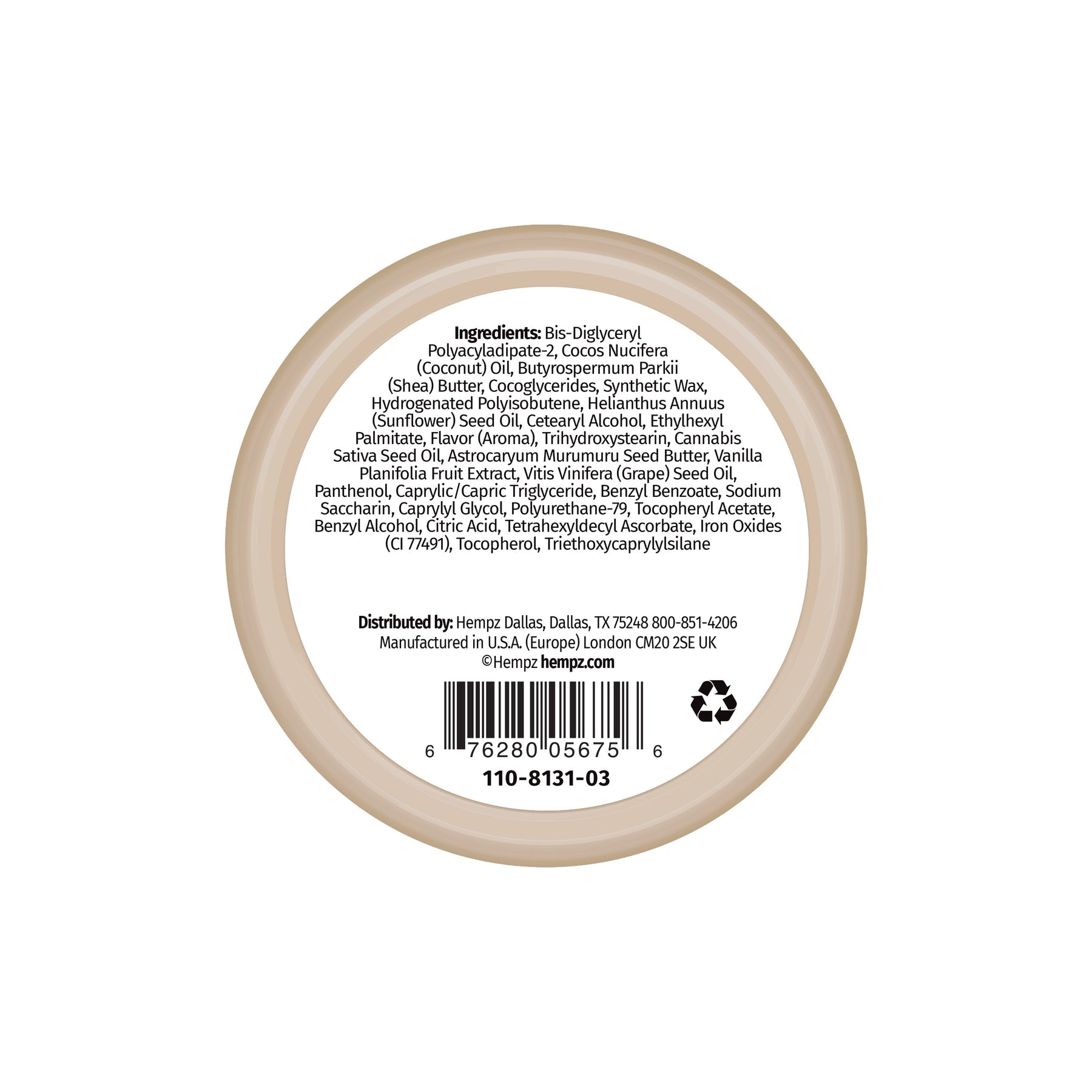 Hempz Hydrating Sleeping Mask - Whipped Vanilla 0.70oz