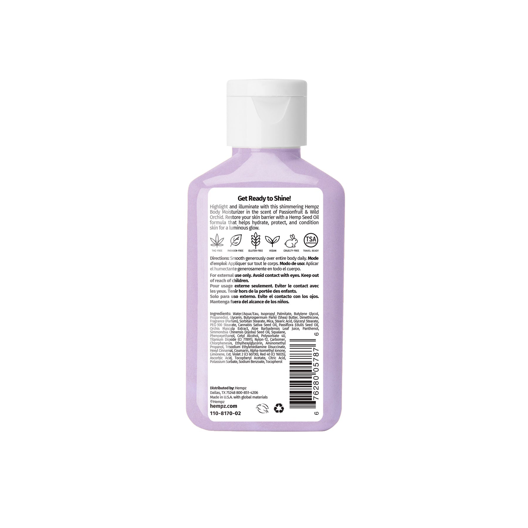 Hempz Star Dust Passionfruit Moisturizer