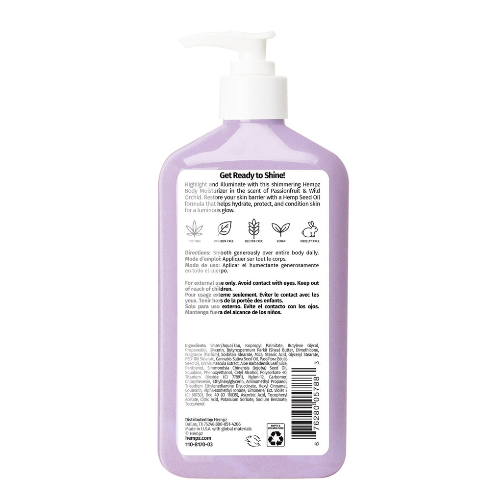 Hempz Star Dust Passionfruit Moisturizer