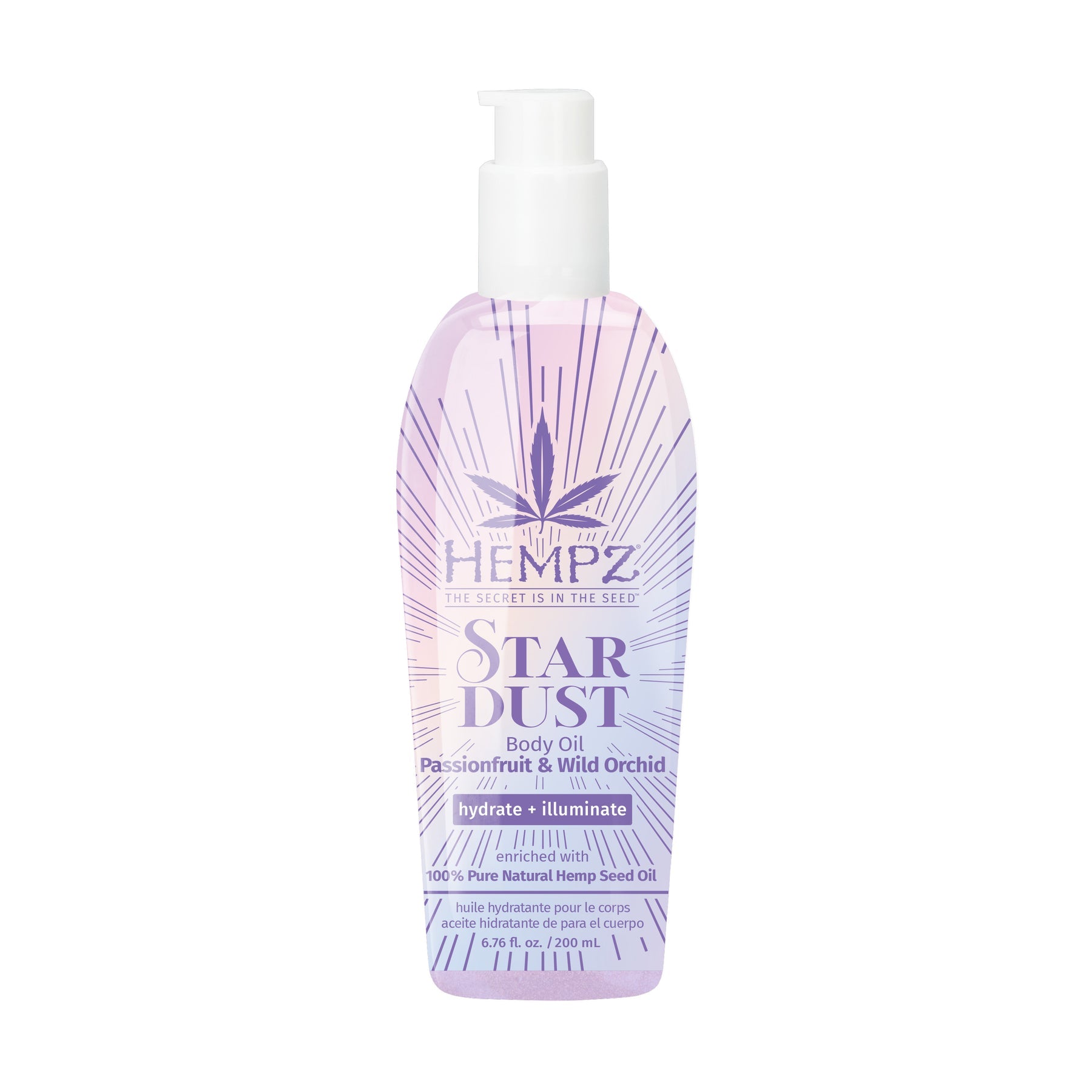 Hempz Star Dust Passionfruit Body Oil 6.76oz Main image