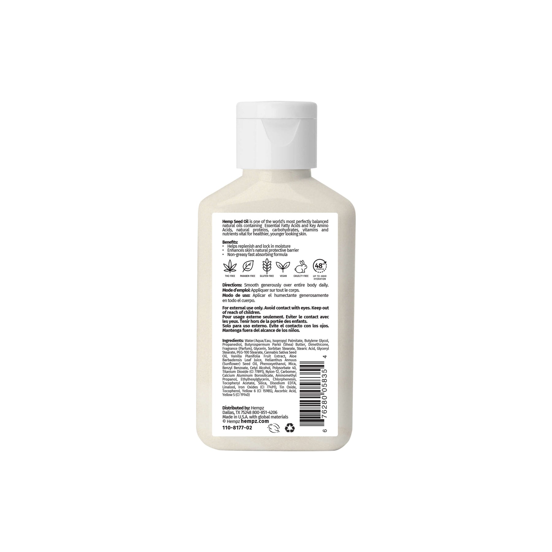 Hempz Spun Sugar & Vanilla Bean Lotion