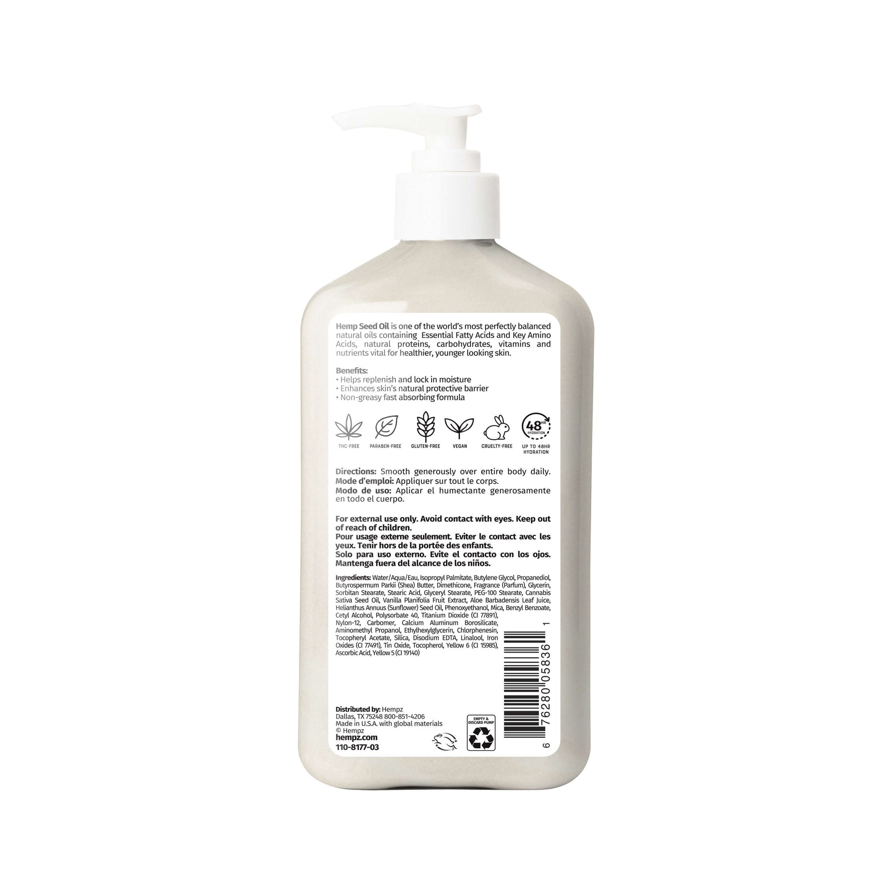 Hempz Spun Sugar & Vanilla Bean Lotion