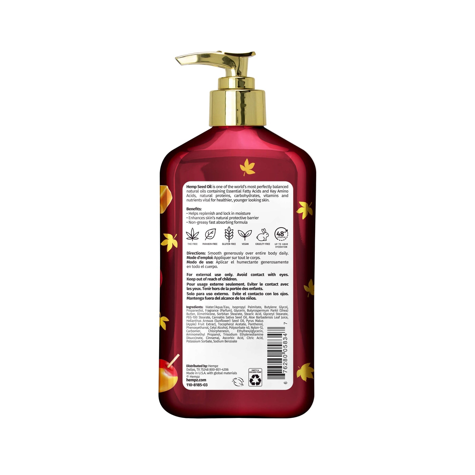 Hempz Caramel Candy Apple Lotion