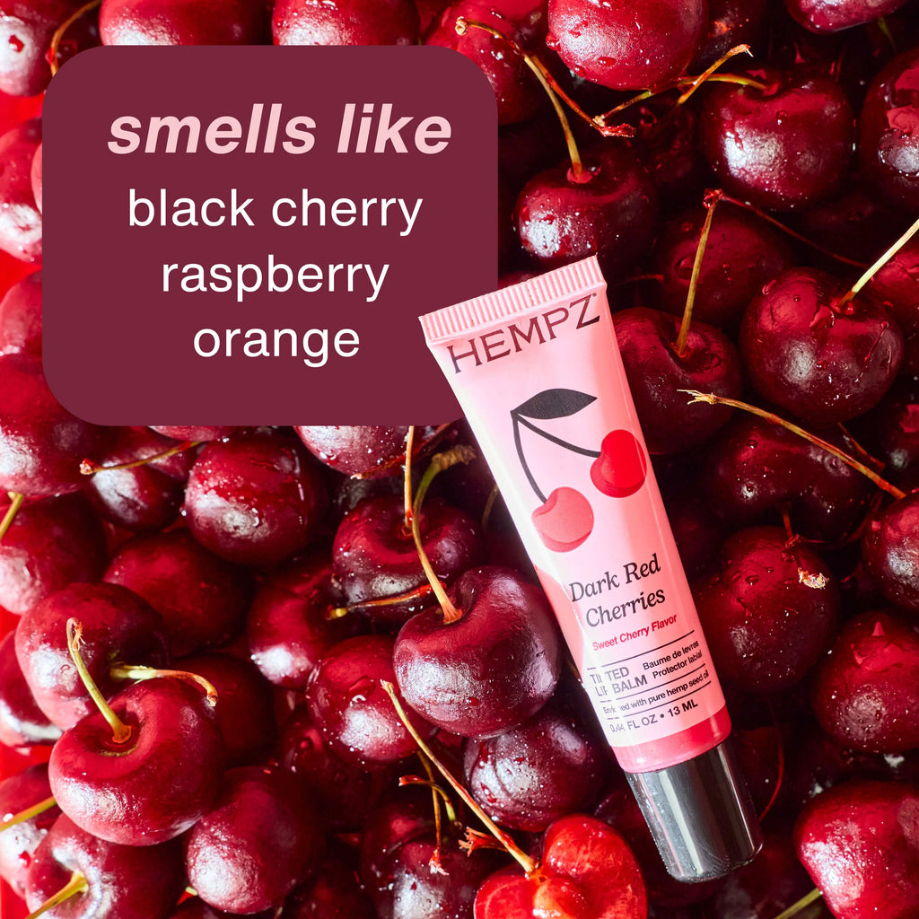 Hempz Dark Red Cherries Lip Balm