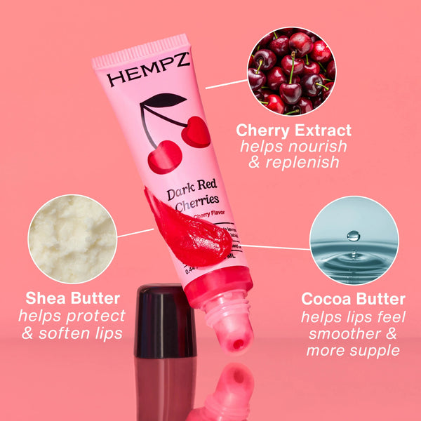 Hempz Dark Red Cherries Lip Balm