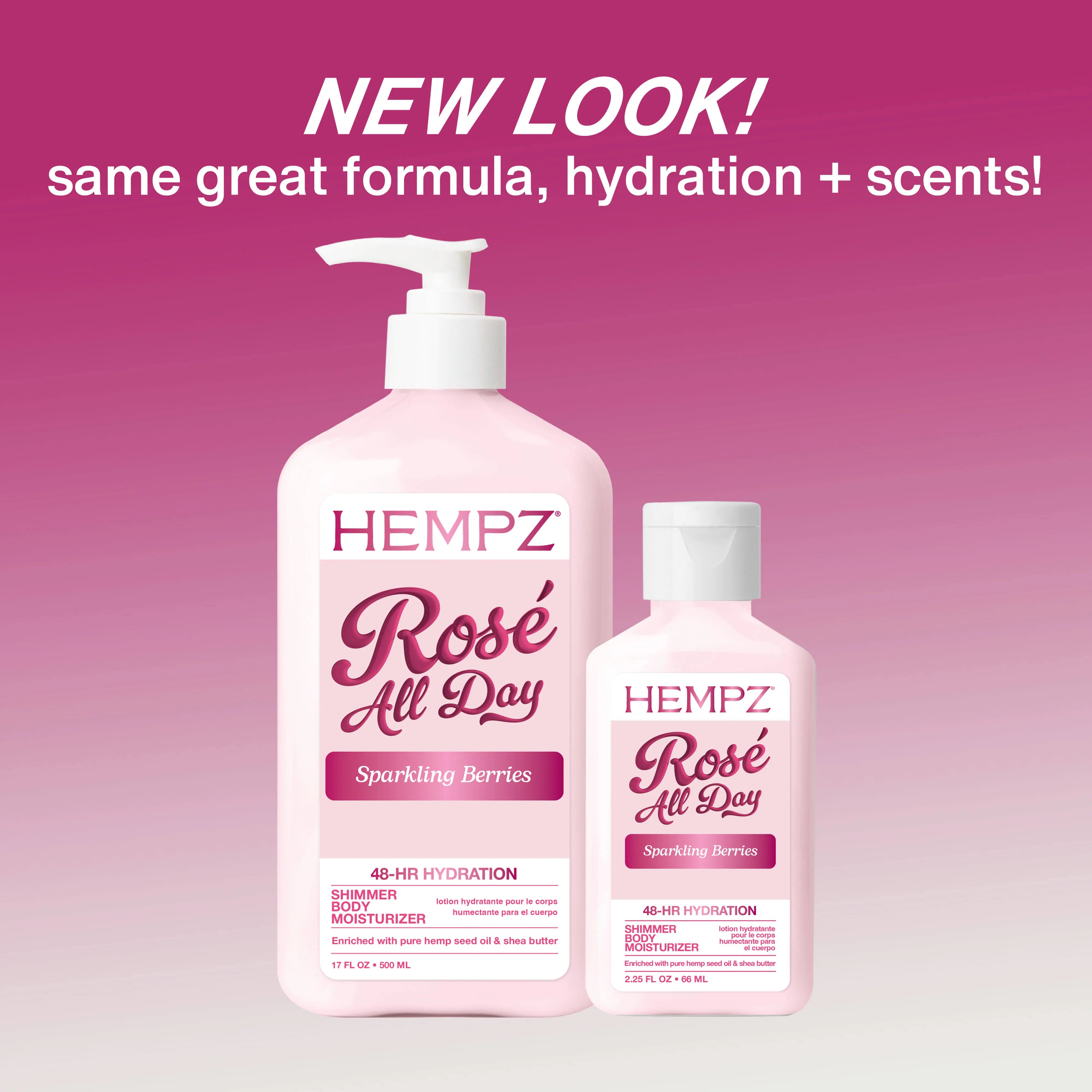 Hempz Rose All Day 17oz Secondary image