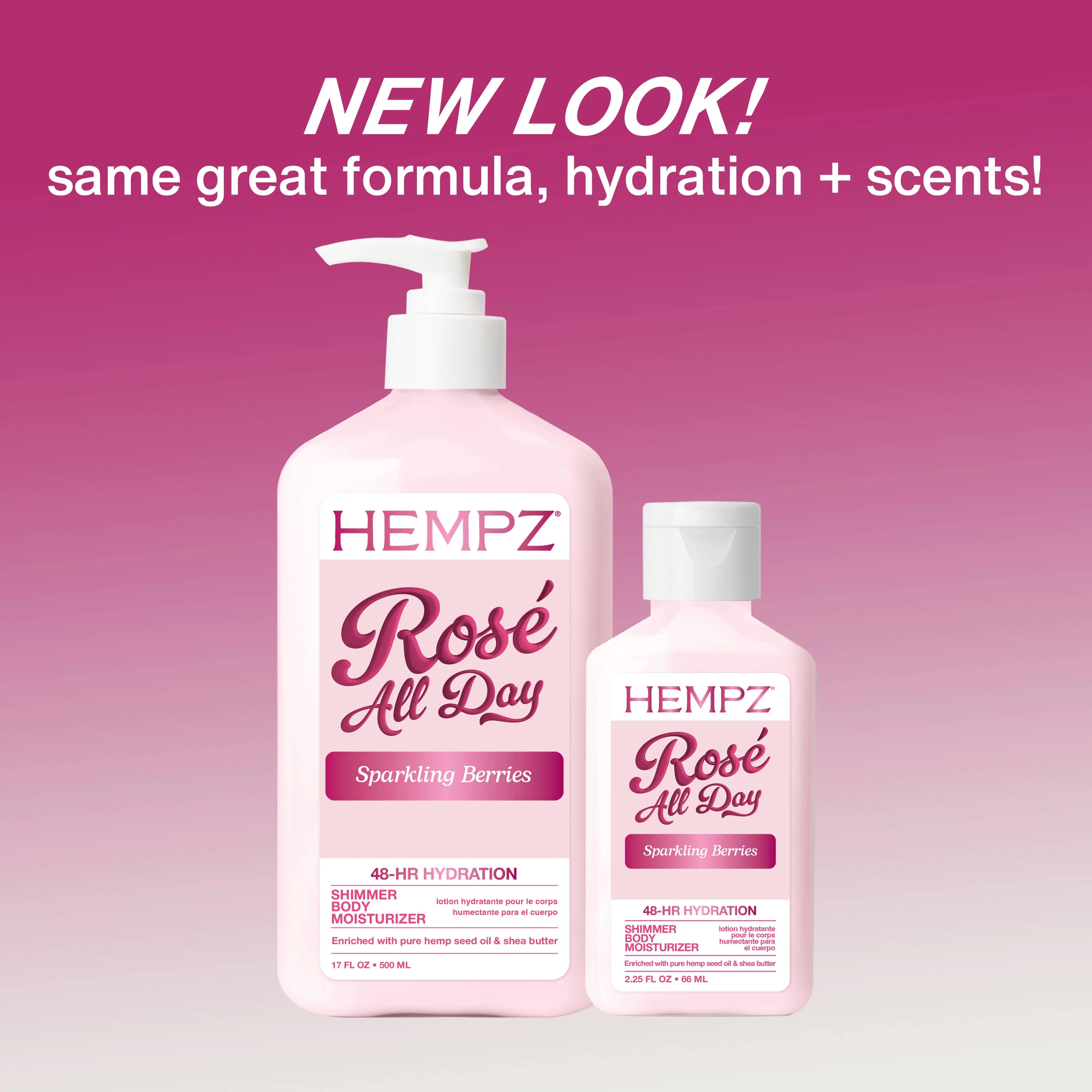 Hempz Rose All Day 17oz