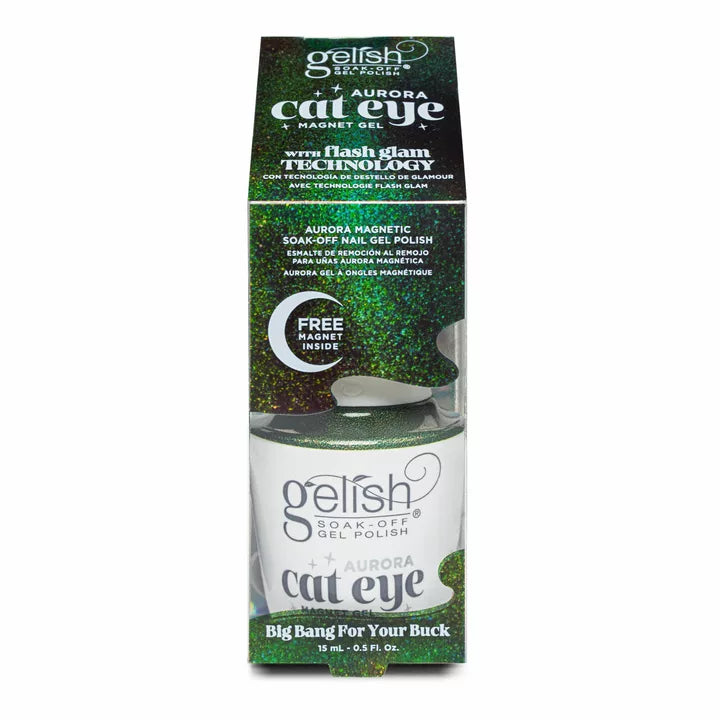 Gelish Aurora Cat Eye Magnet Gel - Big Bang For Your Buck .5oz
