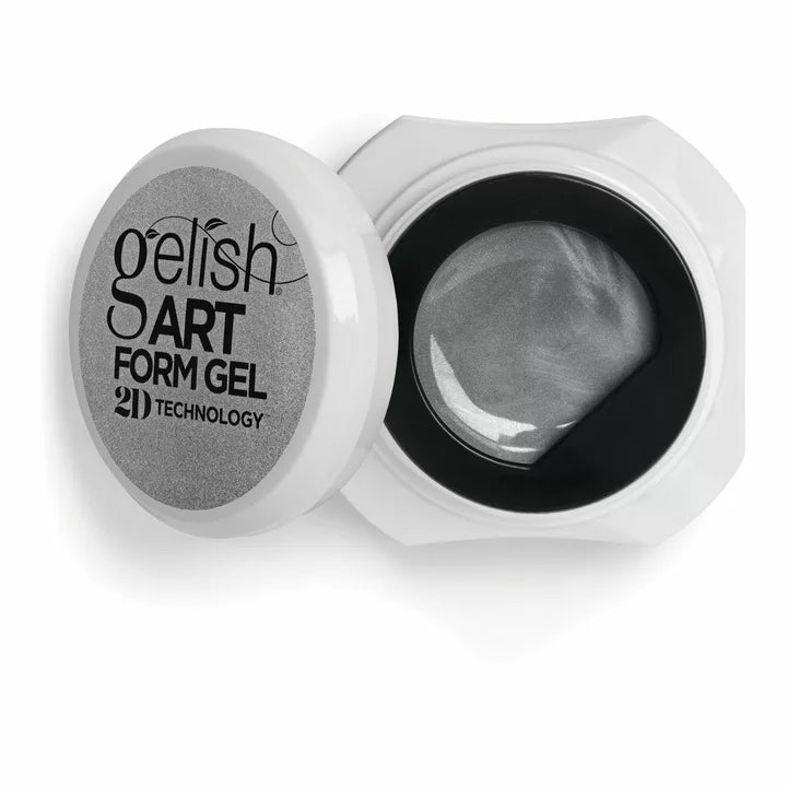 Gelish Art Form Gel - Effects Silver Metallic 5g