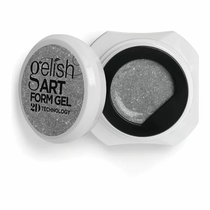 Gelish Art Form Gel - Effects Silver Shimmer 5g