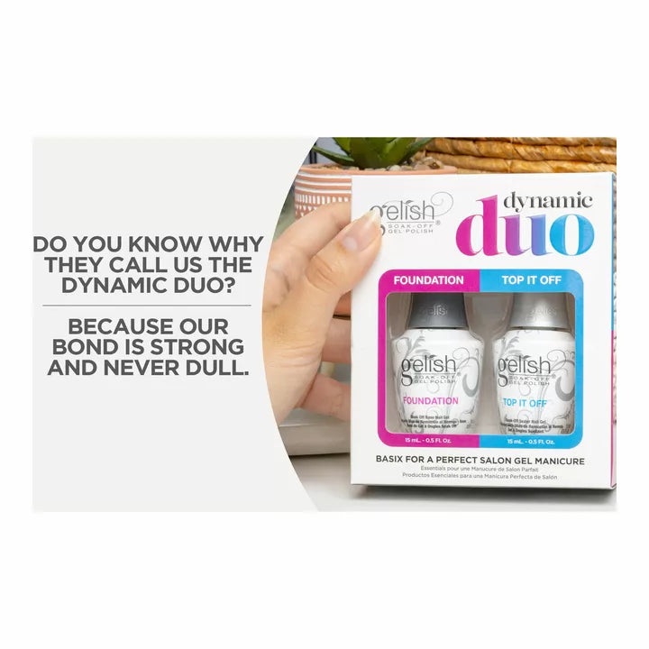 Gelish Dynamic Duo Top + Base