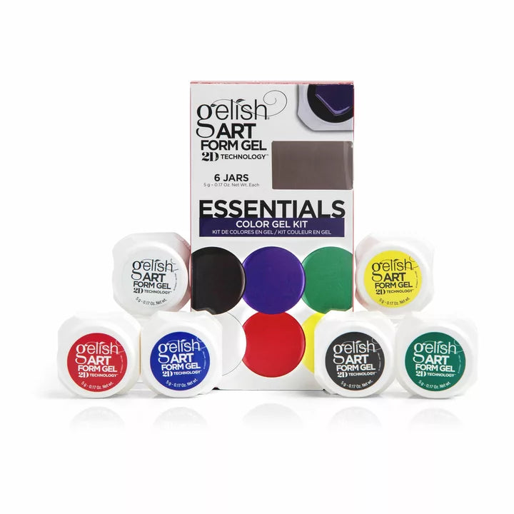 Gelish Art Form Gel - Essential Color Gel Kit 6pk